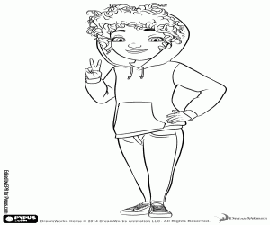 desenho de Tipolina Tip Tucci, a protagonista para colorir