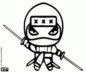 desenho de Tobe, um personagem de Pucca para colorir