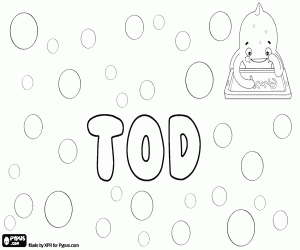 desenho de Tod, variante do Todd para colorir