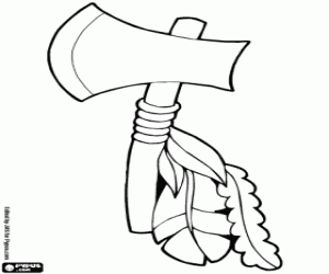 desenho de Tomahawk para colorir