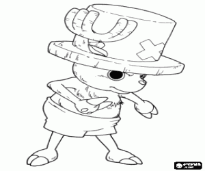 desenho de Tony Tony Chopper, One Piece para colorir