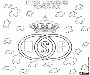 desenho de Union SG, Pro League 2024-2025 para colorir