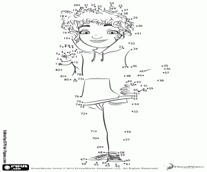 desenho de Unir os pontos e desenhar para Tip para colorir