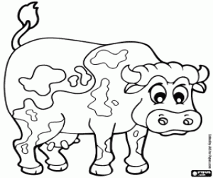 desenho de Vaca para colorir