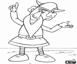 desenho de O mais velho viking Urobe para colorir