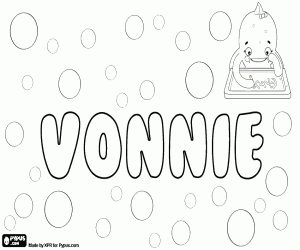 desenho de Vonnie, variante de Veronica para colorir