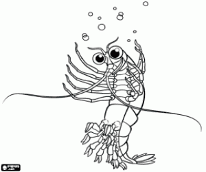 desenho de Will o krill, Happy Feet 2 para colorir