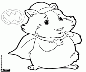 desenho de Wonder Pets: A cobaia Linny para colorir