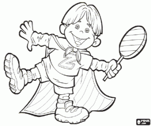 desenho de Ziggy, personagem de Lazy Town para colorir