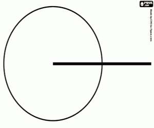 desenho de Um ângulo de 360 graus para colorir