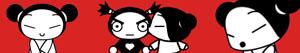 desenhos de Pucca para colorir