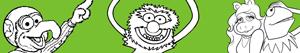 desenhos de Muppets para colorir