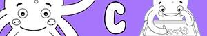 desenhos de Nomes de Menino com C para colorir