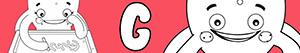 desenhos de Nomes de Menina com G para colorir