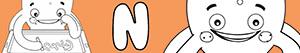desenhos de Nomes de Menino com N para colorir