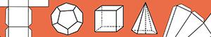 desenhos de Formas geométricas 3D para colorir