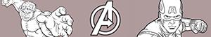 desenhos de Avengers. Os Vingadores para colorir