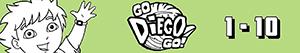 desenhos de Contar de 1 a 10 com Diego e animais para colorir