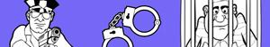 desenhos de Crime e Justiça para colorir